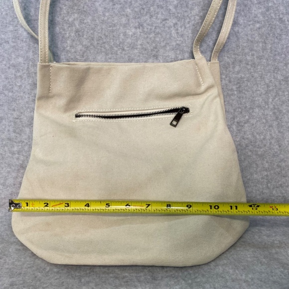 Iswee Canvas Two Handle Purse Magnetic Close 12" X 11" - Picture 2 of 10